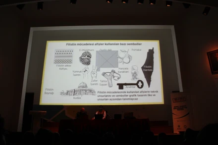 "FİLİSTİN MÜCADELESİ ve AFİŞ" konulu Konferans gerçekleştirildi